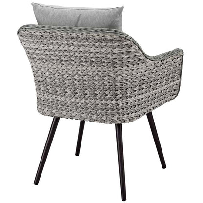 Endeavor Outdoor Patio wicker Rattan Armchair - living-essentials