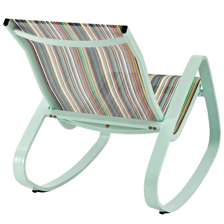 Traveler Rocking Outdoor Patio Mesh Sling Lounge Chair - living-essentials