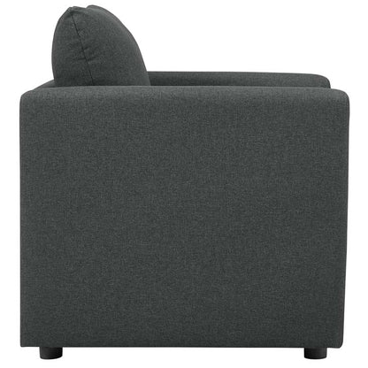 Activate Upholstered Fabric Armchair - living-essentials