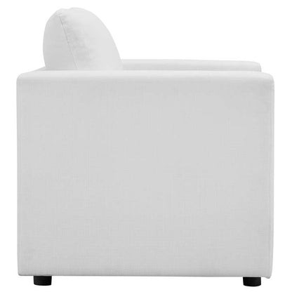 Activate Upholstered Fabric Armchair - living-essentials