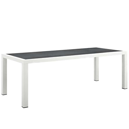 Stance 90.5" Outdoor Patio Aluminum Dining Table - living-essentials