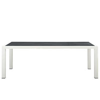 Stance 90.5" Outdoor Patio Aluminum Dining Table - living-essentials