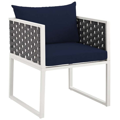 Standpoint Outdoor Patio Aluminum Dining Armchair - living-essentials