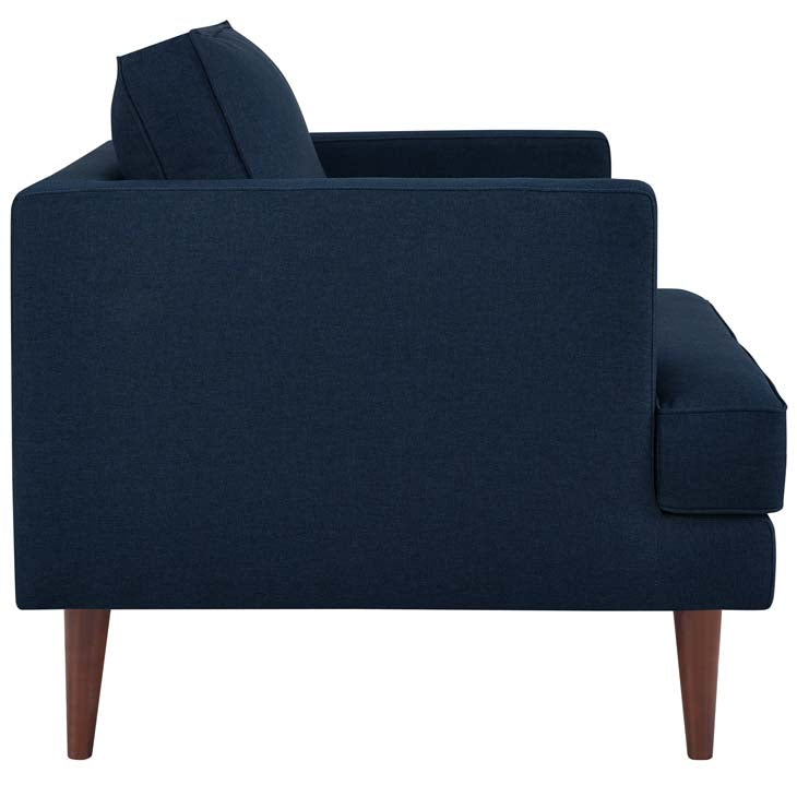 Agatha Upholstered Fabric Armchair - living-essentials