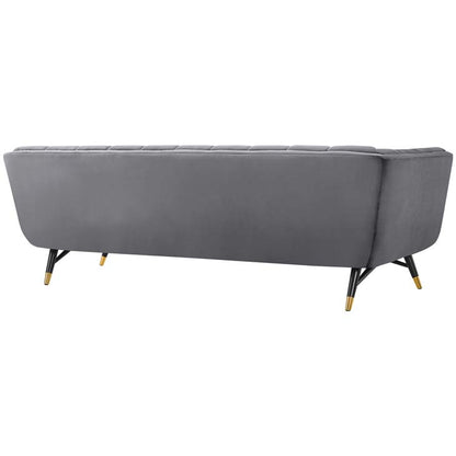 Adept Upholstered Velvet Sofa - living-essentials