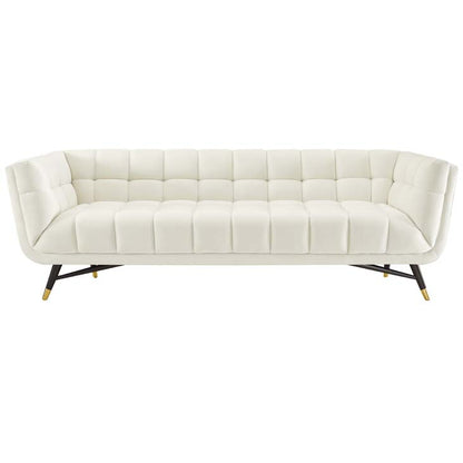 Adept Upholstered Velvet Sofa - living-essentials
