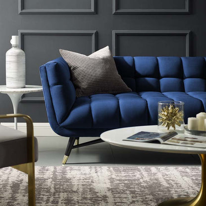 Adept Upholstered Velvet Sofa - living-essentials