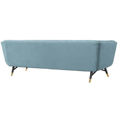 Adept Upholstered Velvet Sofa - living-essentials