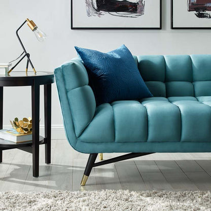 Adept Upholstered Velvet Sofa - living-essentials