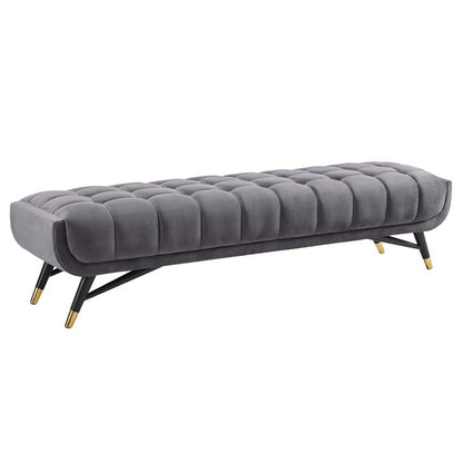 Adept Upholstered Velvet Bench - living-essentials