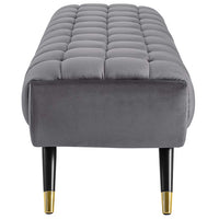 Adept Upholstered Velvet Bench - living-essentials