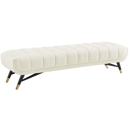 Adept Upholstered Velvet Bench - living-essentials