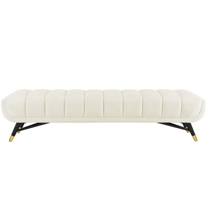 Adept Upholstered Velvet Bench - living-essentials
