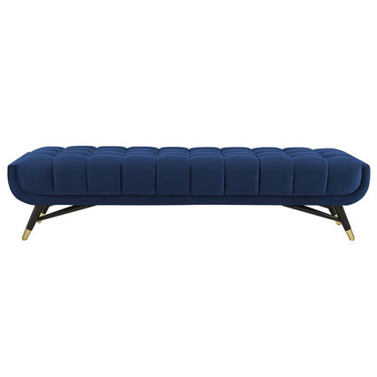 Adept Upholstered Velvet Bench - living-essentials