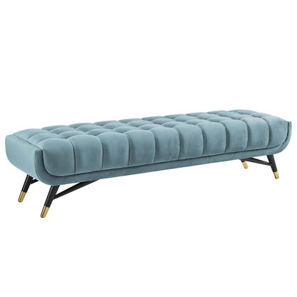 Adept Upholstered Velvet Bench - living-essentials