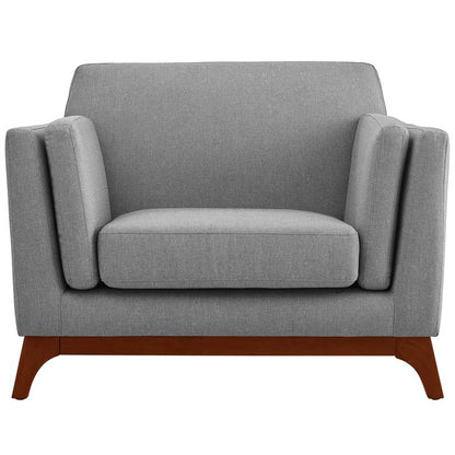 Chance Upholstered Fabric Armchair - living-essentials