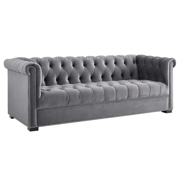 Henry Upholstered Velvet Sofa - living-essentials