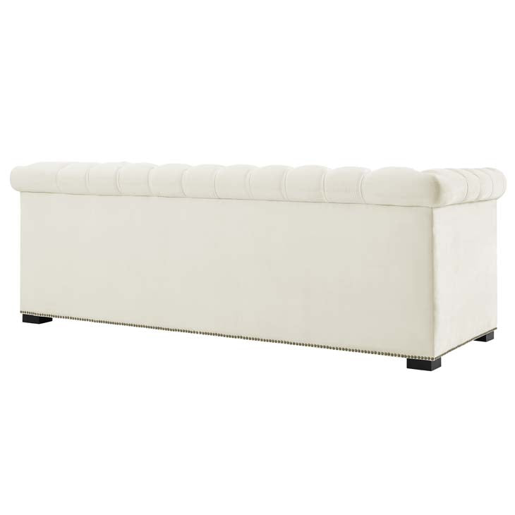 Henry Upholstered Velvet Sofa - living-essentials