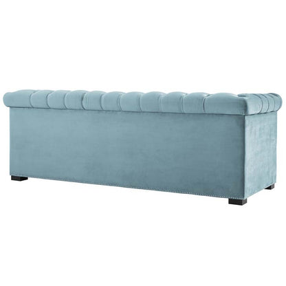 Henry Upholstered Velvet Sofa - living-essentials