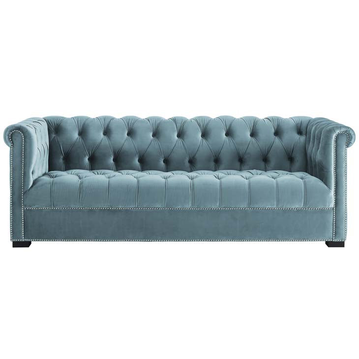 Henry Upholstered Velvet Sofa - living-essentials