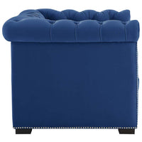 Heritage Upholstered Velvet Armchair - living-essentials