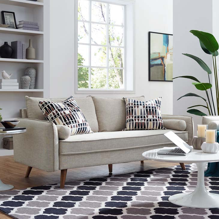 Revive Upholstered Fabric Sofa - living-essentials