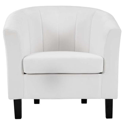 Prospect Channel Tufted Upholstered Velvet Armchair - living-essentials