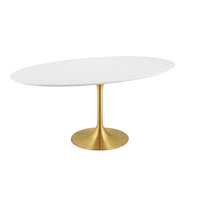 Lippa 78" Oval Dining Table - living-essentials