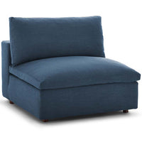 Commix Down Filled Overstuffed Armless Chair - living-essentials