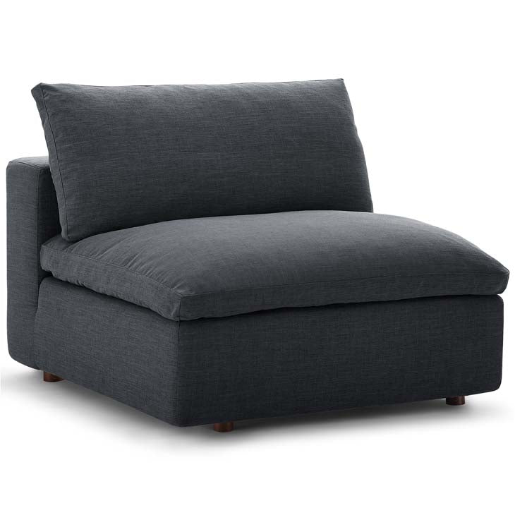Commix Down Filled Overstuffed Armless Chair - living-essentials