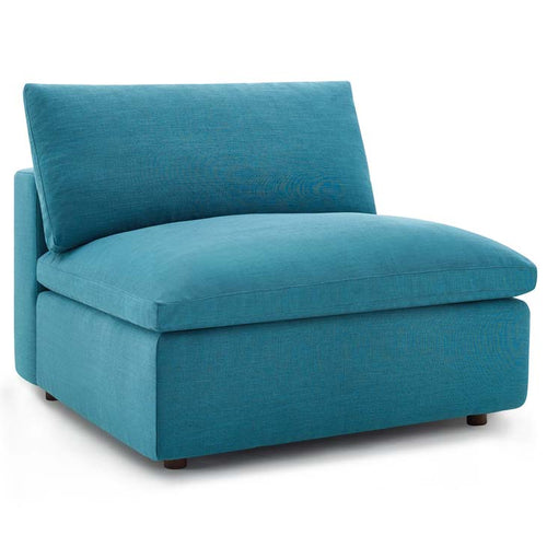 Commix Down Filled Overstuffed Armless Chair - living-essentials