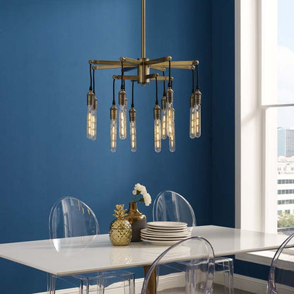 Resolve Antique Brass Ceiling Light Pendant Chandelier - living-essentials