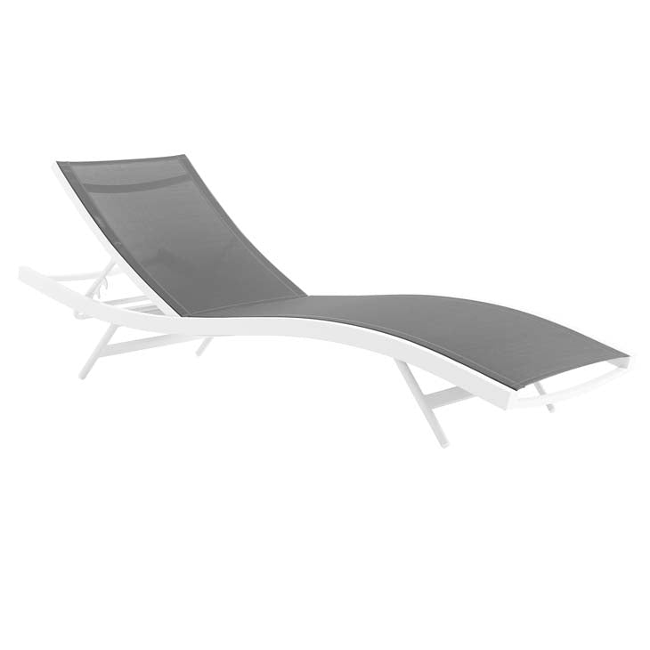 Glimpse Outdoor Patio Mesh Chaise Lounge Chair - living-essentials