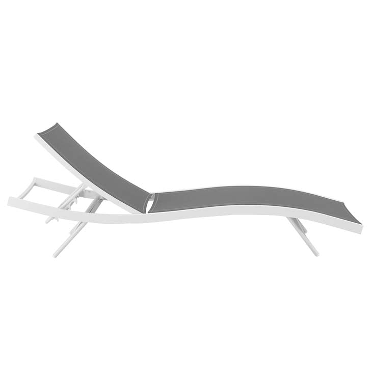 Glimpse Outdoor Patio Mesh Chaise Lounge Chair - living-essentials