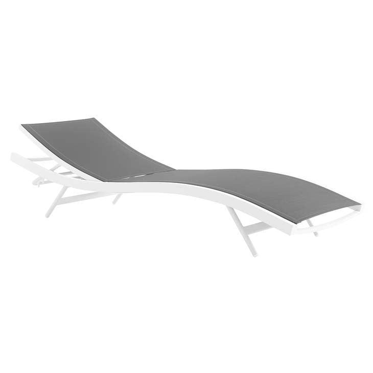 Glimpse Outdoor Patio Mesh Chaise Lounge Chair - living-essentials