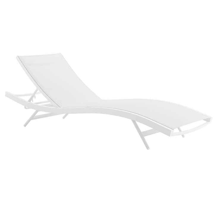 Glimpse Outdoor Patio Mesh Chaise Lounge Chair - living-essentials