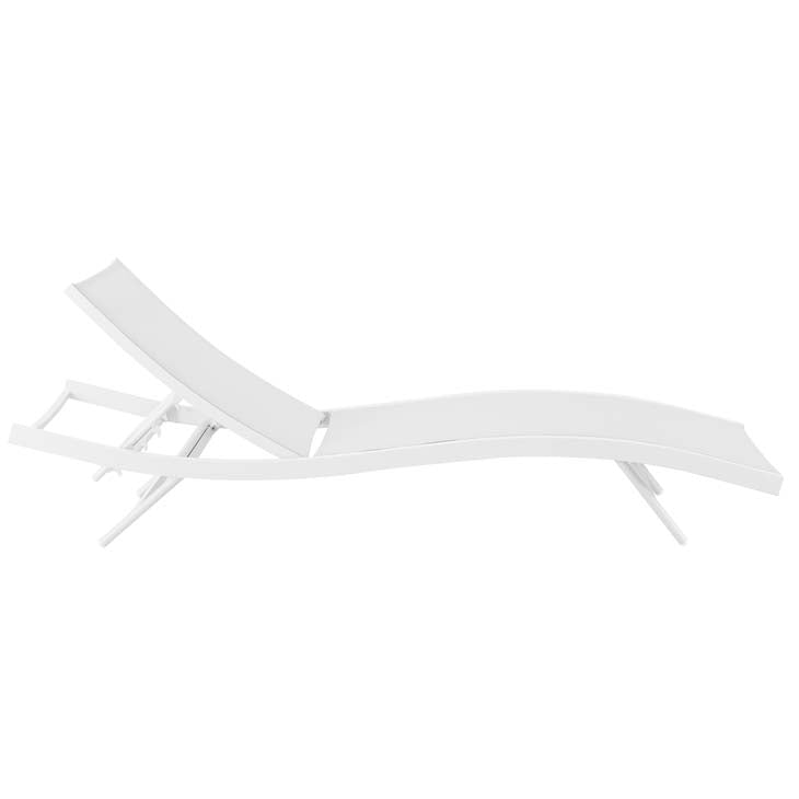 Glimpse Outdoor Patio Mesh Chaise Lounge Chair - living-essentials