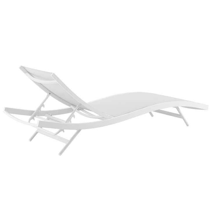 Glimpse Outdoor Patio Mesh Chaise Lounge Chair - living-essentials