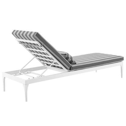 Perspective Cushion Outdoor Patio Chaise Lounge Chair - living-essentials