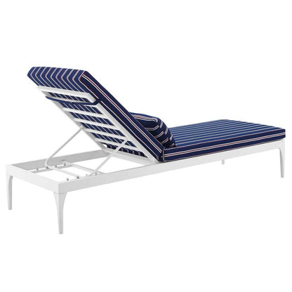 Perspective Cushion Outdoor Patio Chaise Lounge Chair - living-essentials