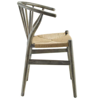 Wishbone Style Spindle Wood Dining Chair - living-essentials