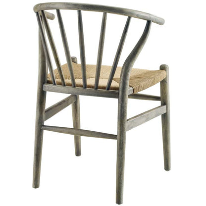 Wishbone Style Spindle Wood Dining Chair - living-essentials
