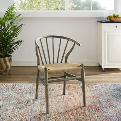 Wishbone Style Spindle Wood Dining Chair - living-essentials