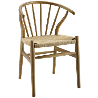Wishbone Style Spindle Wood Dining Chair - living-essentials