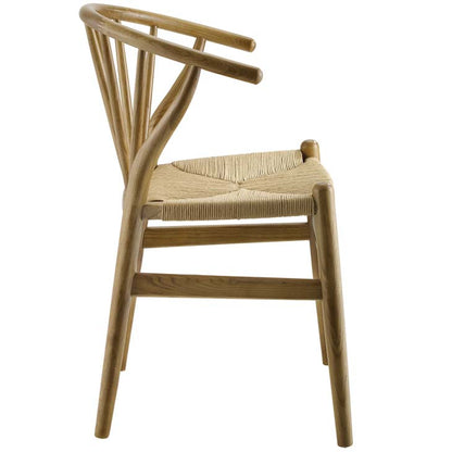 Wishbone Style Spindle Wood Dining Chair - living-essentials