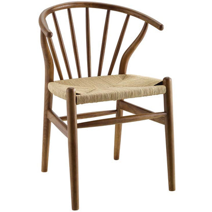 Wishbone Style Spindle Wood Dining Chair - living-essentials