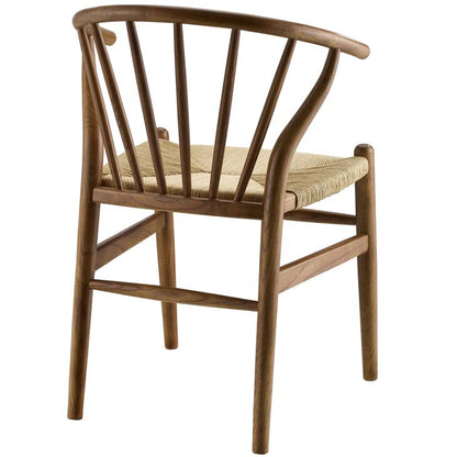 Wishbone Style Spindle Wood Dining Chair - living-essentials