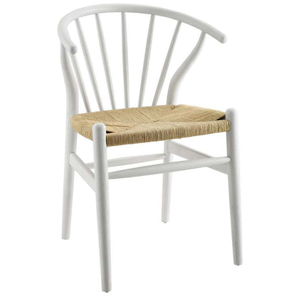 Wishbone Style Spindle Wood Dining Chair - living-essentials