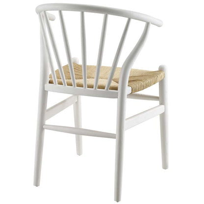 Wishbone Style Spindle Wood Dining Chair - living-essentials