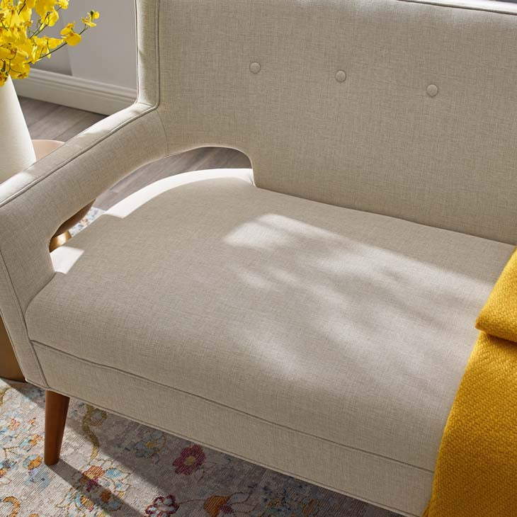 Surpassing Upholstered Fabric Loveseat - living-essentials